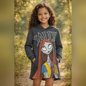 Disney Sally Nightmare Before Christmas Hoodie Dress (Girls 7/8)